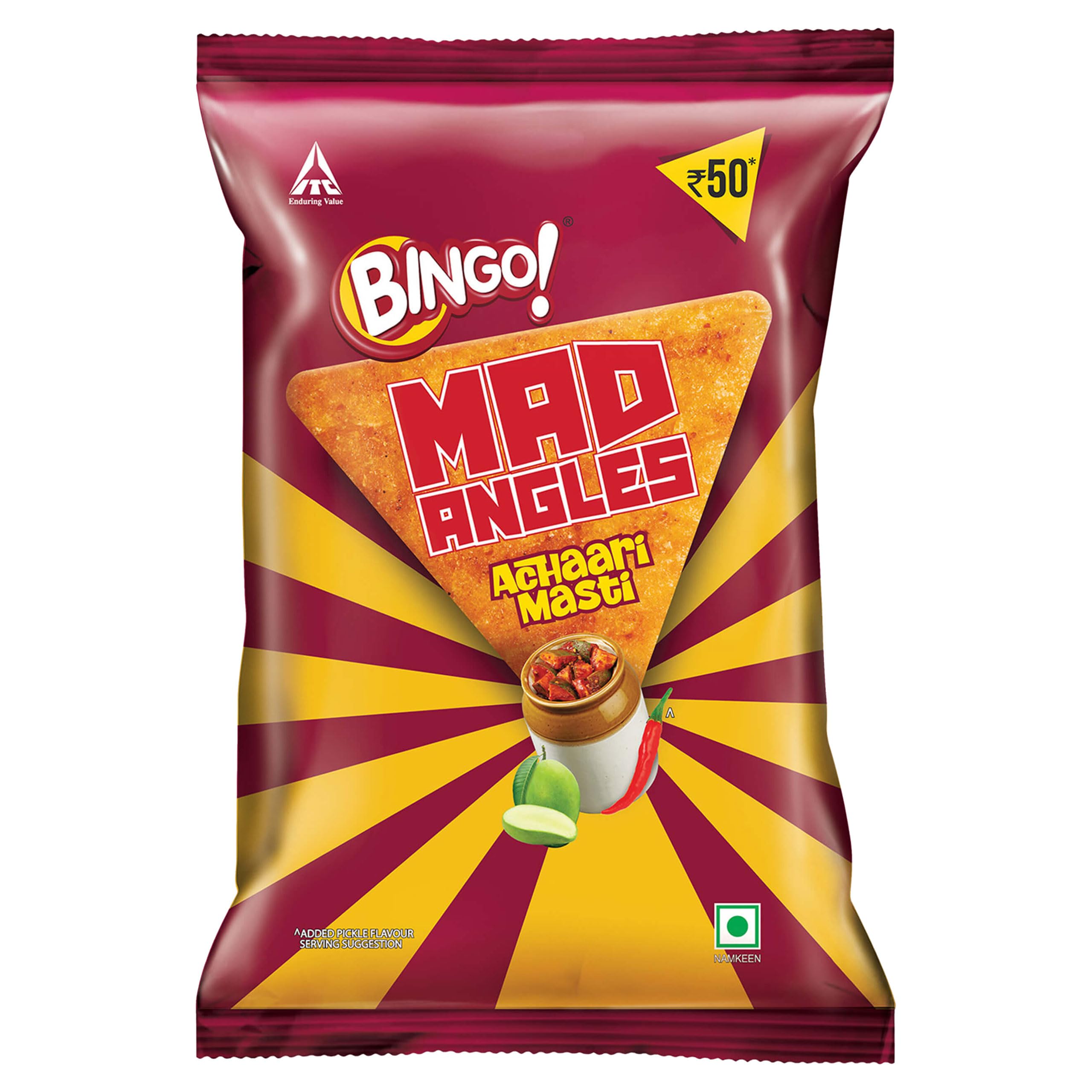 Bingo Mad Angles Achaari Masti Crisps